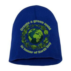 Create A Verdant World In Honor Of Earth Day Cool Gift Short Acrylic Beanie