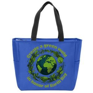 Create A Verdant World In Honor Of Earth Day Cool Gift Zip Tote Bag