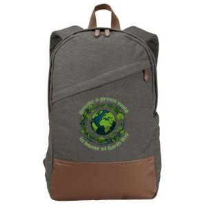 Create A Verdant World In Honor Of Earth Day Cool Gift Cotton Canvas Backpack