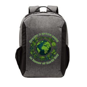 Create A Verdant World In Honor Of Earth Day Cool Gift Vector Backpack