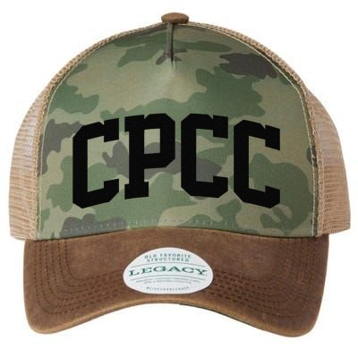 Cpcc Arch Vintage Retro College Athletic Sports Legacy Tie Dye Trucker Hat