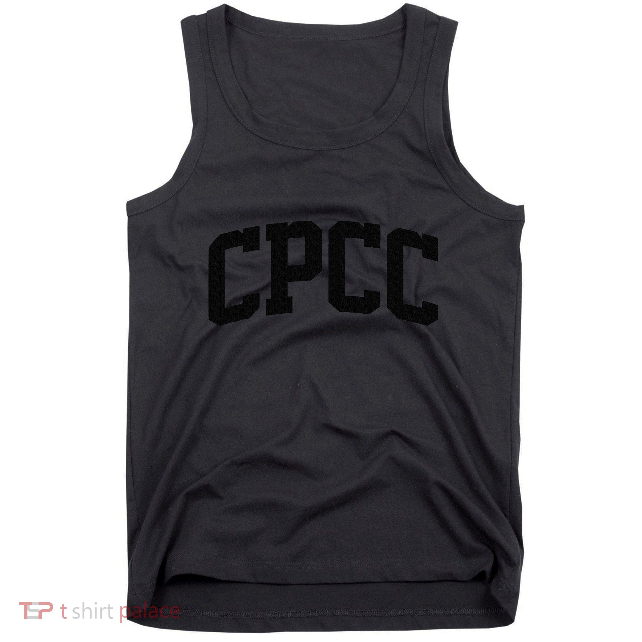 Cpcc Arch Vintage Retro College Athletic Sports Tank Top