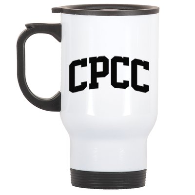 Cpcc Arch Vintage Retro College Athletic Sports Stainless Steel Travel Mug