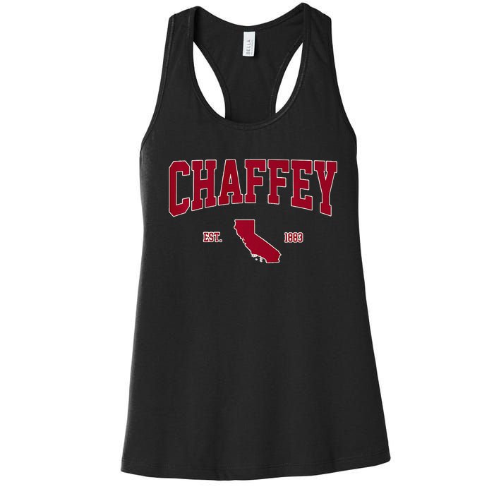 Chaffey Arch Vintage Retro College Design For Women Premium Women's Racerback Tank