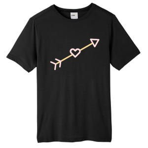 Cupid's Arrow Valentine's Day Be Mine Heart Arrow Gift Tall Fusion ChromaSoft Performance T-Shirt