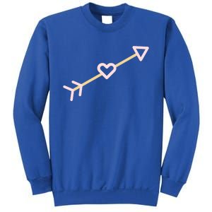 Cupid's Arrow Valentine's Day Be Mine Heart Arrow Gift Sweatshirt