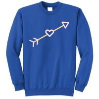 Cupid's Arrow Valentine's Day Be Mine Heart Arrow Gift Sweatshirt