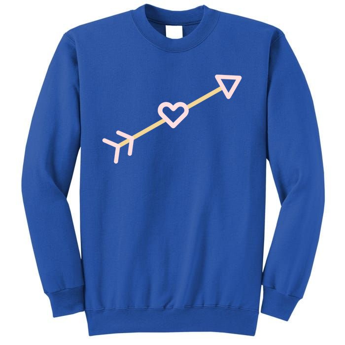 Cupid's Arrow Valentine's Day Be Mine Heart Arrow Gift Sweatshirt