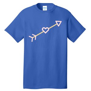 Cupid's Arrow Valentine's Day Be Mine Heart Arrow Gift Tall T-Shirt