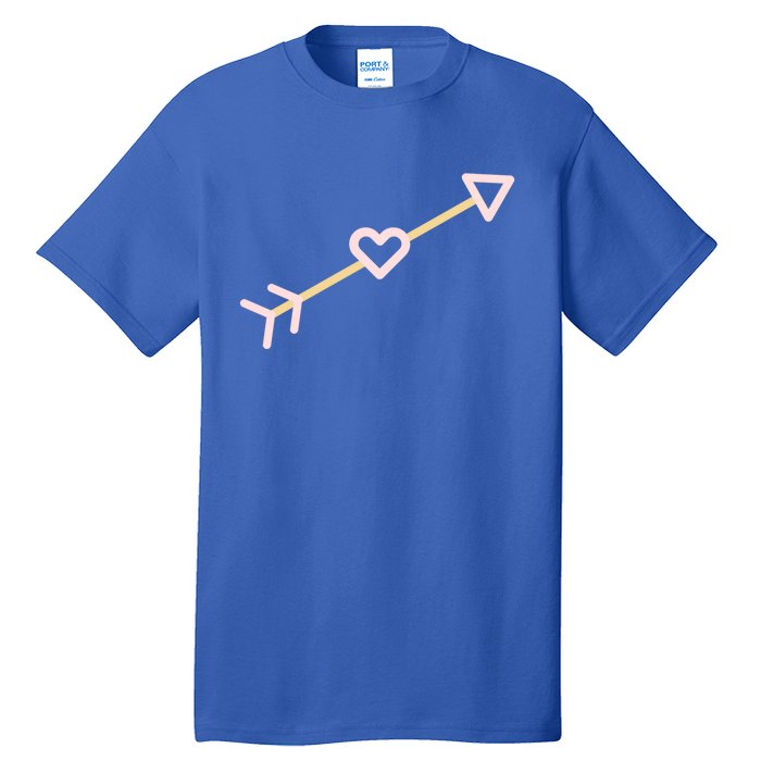 Cupid's Arrow Valentine's Day Be Mine Heart Arrow Gift Tall T-Shirt