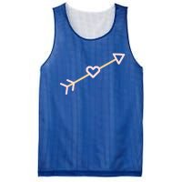 Cupid's Arrow Valentine's Day Be Mine Heart Arrow Gift Mesh Reversible Basketball Jersey Tank