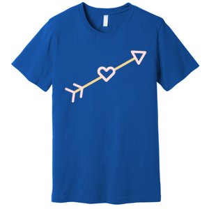 Cupid's Arrow Valentine's Day Be Mine Heart Arrow Gift Premium T-Shirt