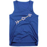 Cupid's Arrow Valentine's Day Be Mine Heart Arrow Gift Tank Top