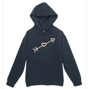 Cupid's Arrow Valentine's Day Be Mine Heart Arrow Gift Urban Pullover Hoodie