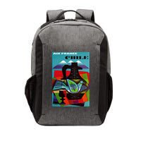 Chile Art Vintage Travel Poster Chilean Air France Vector Backpack