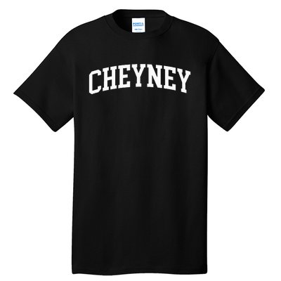 Cheyney Arch Vintage Retro College Athletic Sports Tall T-Shirt