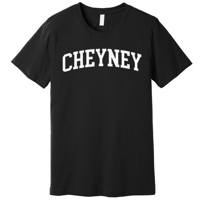 Cheyney Arch Vintage Retro College Athletic Sports Premium T-Shirt