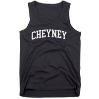 Cheyney Arch Vintage Retro College Athletic Sports Tank Top