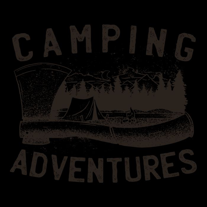 Camping Adventures Vintage Ladies Essential Flowy Tank