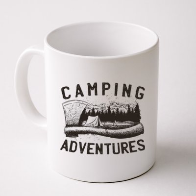 Camping Adventures Vintage Coffee Mug