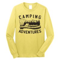 Camping Adventures Vintage Long Sleeve Shirt