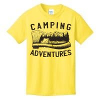 Camping Adventures Vintage Kids T-Shirt