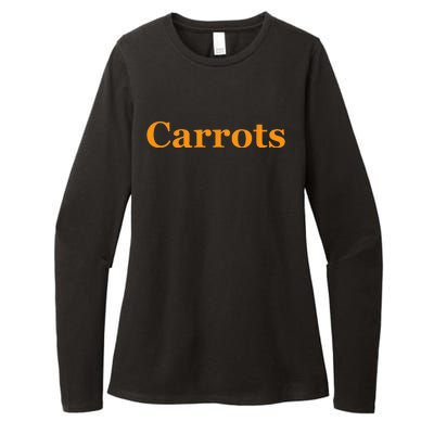 Carrots American Vegetable Tee Womens CVC Long Sleeve Shirt