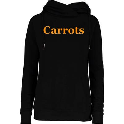 Carrots American Vegetable Tee Womens Funnel Neck Pullover Hood