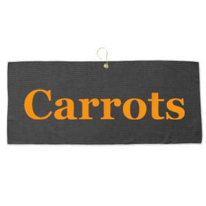 Carrots American Vegetable Tee Large Microfiber Waffle Golf Towel