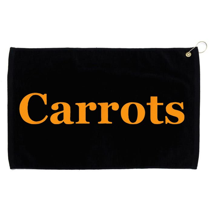 Carrots American Vegetable Tee Grommeted Golf Towel