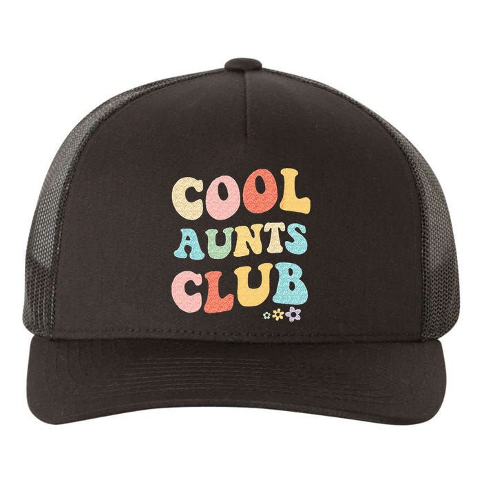 Cool Aunts Vintage Floral To Auntie From Niece Yupoong Adult 5-Panel Trucker Hat