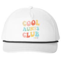 Cool Aunts Vintage Floral To Auntie From Niece Snapback Five-Panel Rope Hat