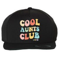 Cool Aunts Vintage Floral To Auntie From Niece Wool Snapback Cap