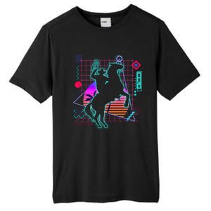 Cow Aesthetic Vaporwave 80s Style Horse Riding Lover Gift Tall Fusion ChromaSoft Performance T-Shirt