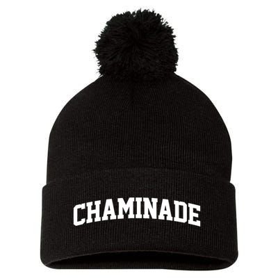 Chaminade Arch Vintage Retro College Athletic Sports Pom Pom 12in Knit Beanie