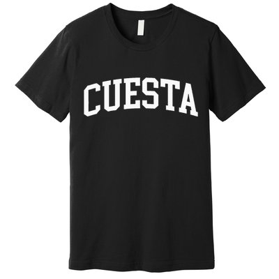 Cuesta Arch Vintage Retro College Athletic Sports Premium T-Shirt