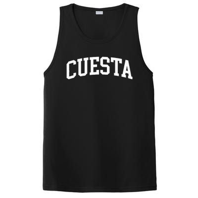 Cuesta Arch Vintage Retro College Athletic Sports PosiCharge Competitor Tank