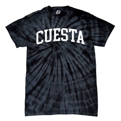 Cuesta Arch Vintage Retro College Athletic Sports Tie-Dye T-Shirt