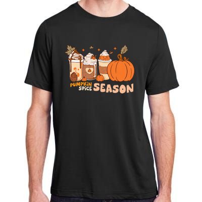 Cozy Autumn Vibes Pumpkin Spice Season Thanksgiving Day Adult ChromaSoft Performance T-Shirt