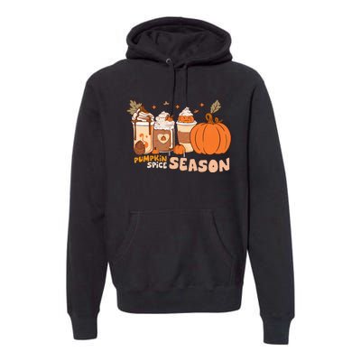 Cozy Autumn Vibes Pumpkin Spice Season Thanksgiving Day Premium Hoodie