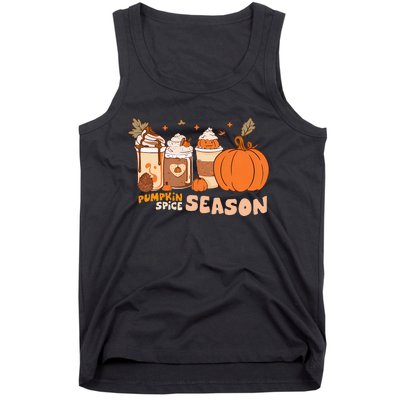 Cozy Autumn Vibes Pumpkin Spice Season Thanksgiving Day Tank Top