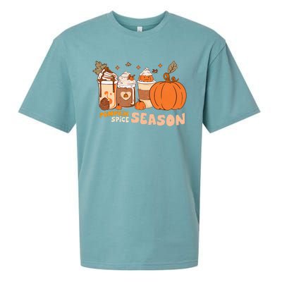 Cozy Autumn Vibes Pumpkin Spice Season Thanksgiving Day Sueded Cloud Jersey T-Shirt