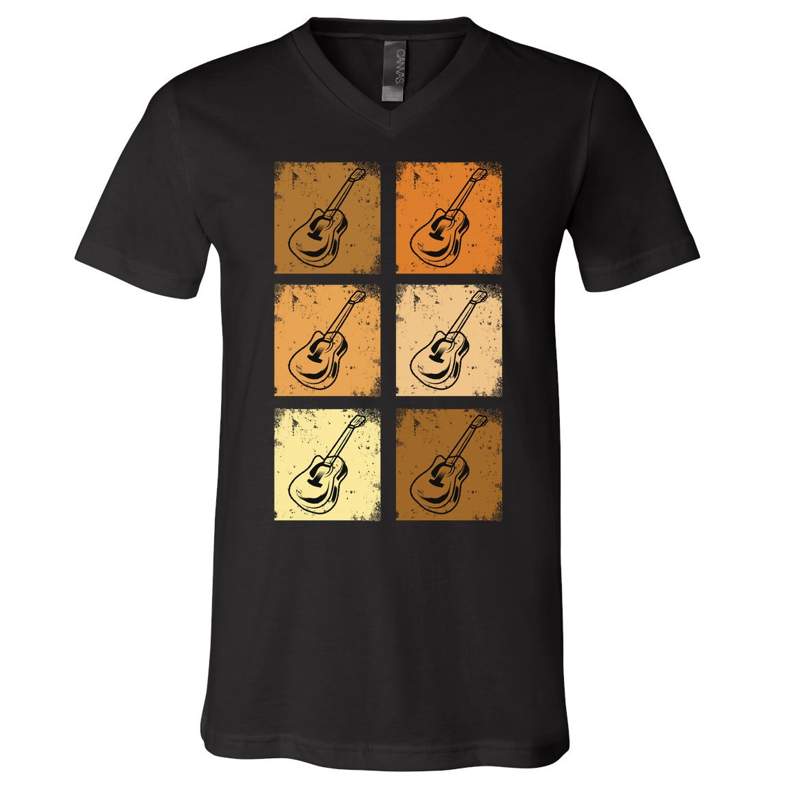 Classic And Vintage Guitars V-Neck T-Shirt