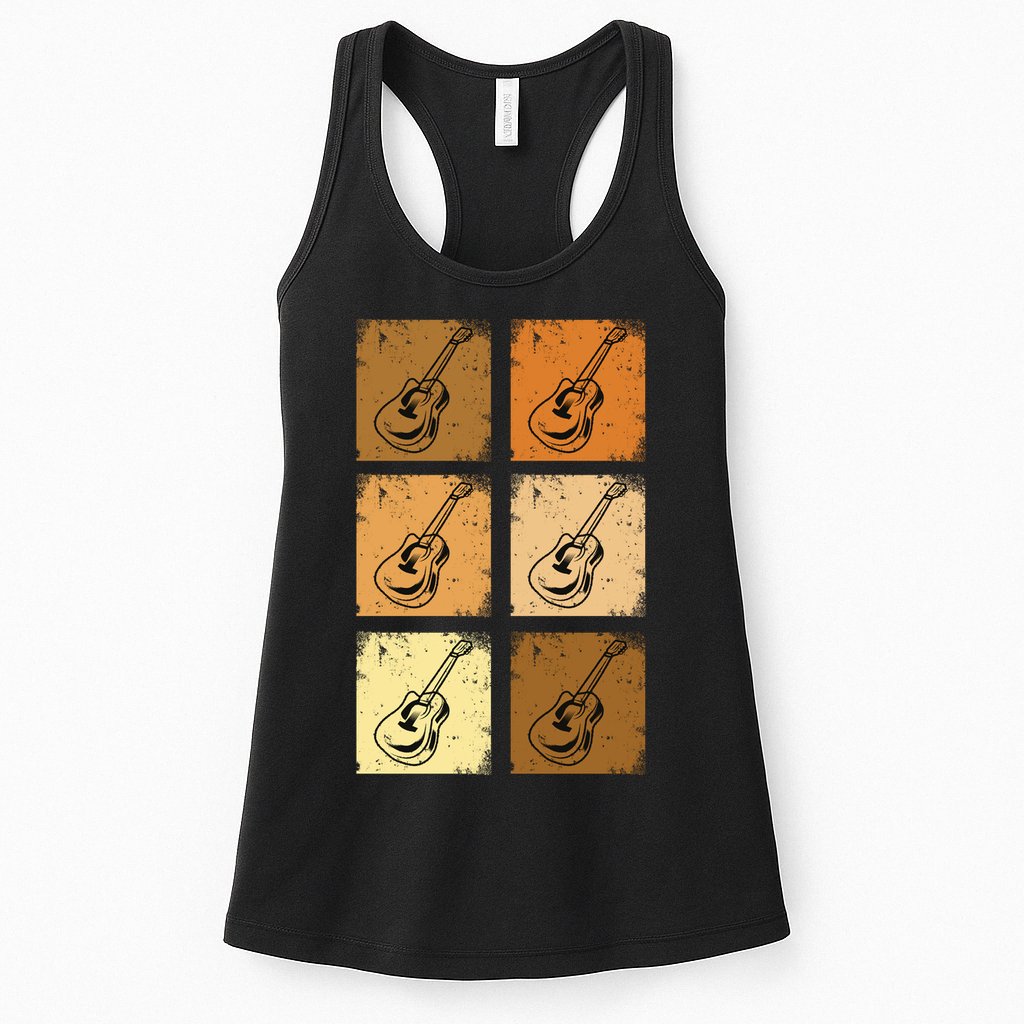 Classic And Vintage Guitars Womens Tank Top
