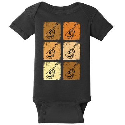 Classic And Vintage Guitars Baby Bodysuit