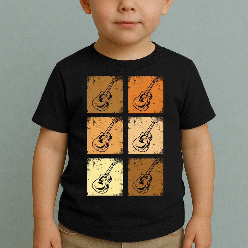 Classic And Vintage Guitars Toddler T-Shirt
