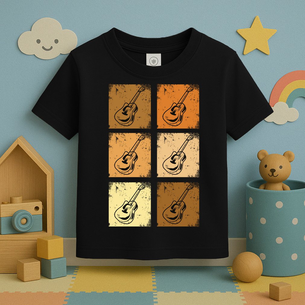 Classic And Vintage Guitars Toddler T-Shirt