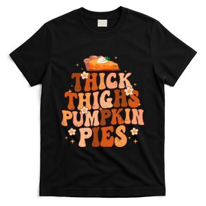 Cozy Autumn Vibes Celebrating Thanksgiving with Pumpkin Pies T-Shirt