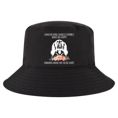 Cavalier King Charles Make Me Happy Cool Comfort Performance Bucket Hat