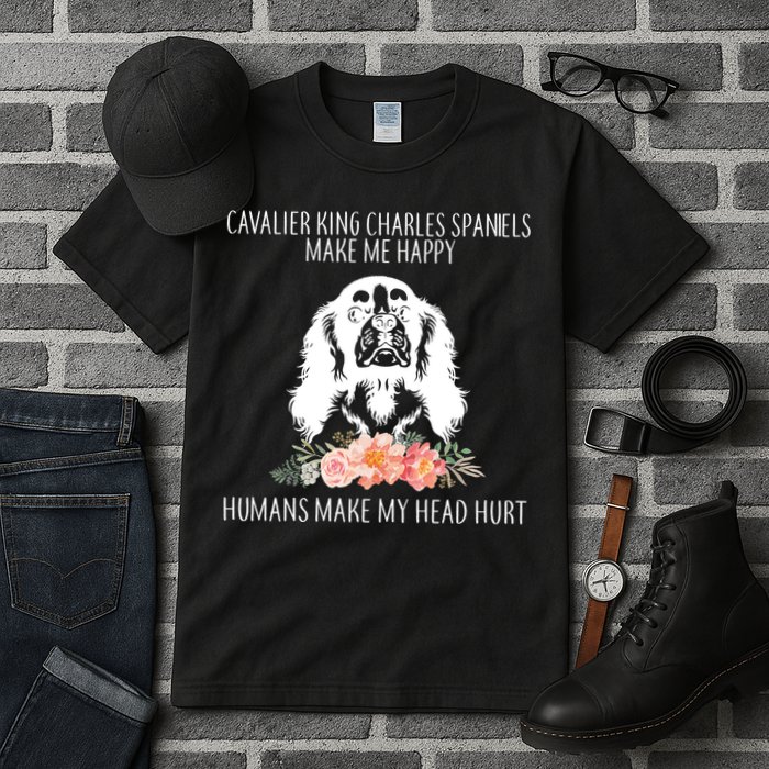 Cavalier King Charles Make Me Happy Tall T-Shirt